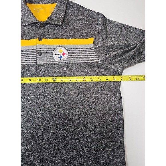 ANTIGUA PITTSBURGH STEELERS Polo Shirt Men's Size Medium - Picture 4 of 10
